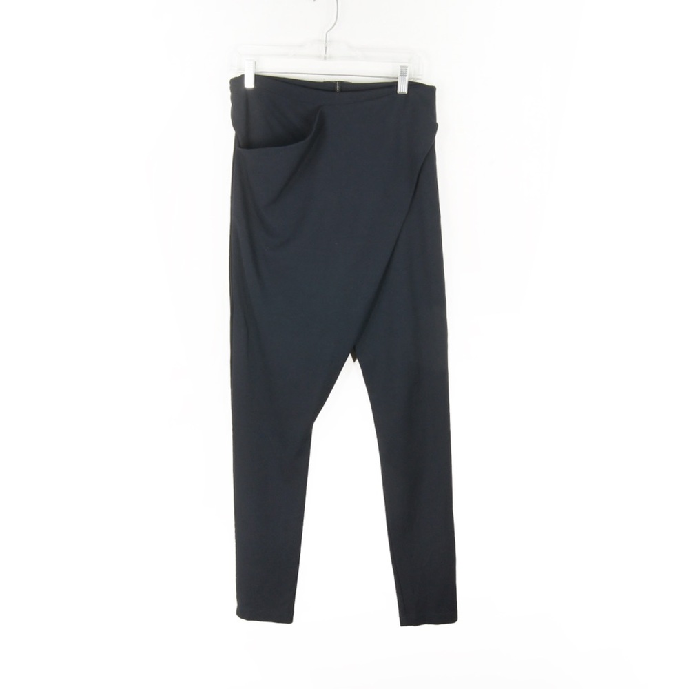 Sarah Pacini High Rise Harem Drop Waist Skinny Leg Pants